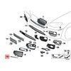 Bmw X6 E71 Dešinės Pusės Trim Insert Molding Originalus 51118056788