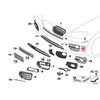 Bmw X6 E71 Kairysis Atviras Grotas Originalus 51117312603