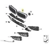 Bmw X6 F16 09 2013 05 2019 Trim Grilis High Left Originalus 51137373697