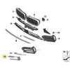 Bmw X6 F16 09 2013 07 2018 Dešinės Pusės Grillio Priedas Originalus 51117319790