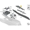 Bmw X6 F16 Dešinės Kelnės Antklodė Originalus 51166836510
