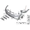 BMW X6 F16 Priekinis Kairysis Stiklo Įdėklas Originalus 51118056503