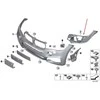 BMW X6 F16 Priekinis Kairysis Stiklo Įdėklas Originalus 51118056503