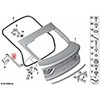 BMW X6 F16 X6 M F86 Dešinės Spindle Varžtas Originalus 51247318652