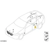 Bmw X6 G06 Galvos Stogelio Apsaugos Juostos Galiniai Kampus Originalus 51319851339