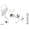 BMW X7 G07 ALPINA XB7 Galinės Dešinės Durų Veikimo Stangos Originalus 51227444656