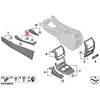 Bmw X7 G07 Dekoratyvinis Trim Detail Console Odėra Kairė Originalus 51166996491
