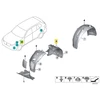 Bmw X7 G07 Priekinis Kairys Galinis Ratlankio Dangtelis Originalus 51747424913