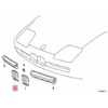 BMW Z1 Roadster Priekinio radiatoriaus inksto grotelės Dešinė originali 51138134476