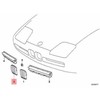 BMW Z1 Roadster Priekinio radiatoriaus inksto grotelės Dešinė originali 51138134476
