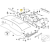 BMW Z3 E36 1994 2002 Verschluss Mit Code Originalus 51248269957