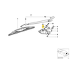 BMW Z3 E36 Galinio Stiklo Valytuvo Variklio Gomelis Originalus 61628401823