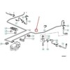 BMW Z3 E36 Galinis ABS ASC T Stabdžių Vamzdis Originalus 34326755520