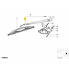 BMW Z3 E36 Galinis Stiklo Valymo Purkštukas Originalus 61688410000