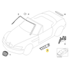 Bmw Z3 E36 Kairysis Chromuotas Priekinio Sparno Grotelių Įdėklas Originalus 51130031457