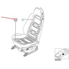 BMW Z3 E36 Sėdynių šildymo elementas 52108413883 8413883 NAUJAS ORIGINALUS