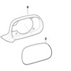 Bmw Z3 E36 Spiegelglas Konvex 1994 2002 Originalus 51168397879