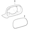 Bmw Z3 E36 Spiegelglas Plan Originalus 51168397878