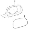 Bmw Z3 E36 Spiegelglas Plan Originalus 51168397878