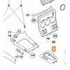 BMW Z3 Roadster E36 pavarų perjungimo svirties dangtelis RHD originalus 51168397822