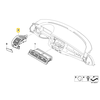 Bmw Z4 E85 E86 Kairysis Frischluftgrill Originalus 64228041495