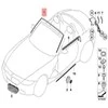 BMW Z4 E85 priekinis priekinis stiklas originalus 51317017021