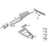 Bmw Z4 E89 Kairio Slenkstės Rankena Alu Linear Brushed Originalus 51419167023