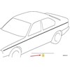 Bmw Zierstreifen E21 E30 E36 E12 E28 E34 E24 E23 E32 E31 Originalus 51141933217