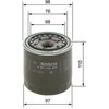 BOSCH alyvos filtras 0451103365