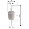 BOSCH degalų filtras 0450904058 0261155613