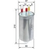 BOSCH degalų filtras F026402075 6001552226