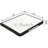 Bosch Filtras Salono Oro Filtras Hyundai Accent II Grandeur Dynasty 3.0 2.5 2.0 MF23532 911133 911134