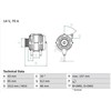 BOSCH generatoriaus 0986038740 028903119F