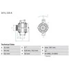BOSCH generatoriaus 0986043660 022903119C