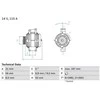 BOSCH generatoriaus 0986043660 022903119C