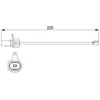 Bosch Įspėjamasis Kontaktas Stabdžių Trinkelių Nusidėvėjimas Audi R8 Coupe R8 Spyder 4S3 4SP 4S9 4SR 5.2 FSI Quattro 4F0 959 855 4F0 959 855 A
