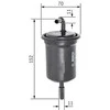 Bosch Kuro Filtras Toyota Land Cruiser Prado 120 Hilux VII 90915 YZZD1 90915 YZZD2