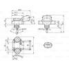 Bosch Kuro Slėgio Jutiklis GAZ SADKO OPEL VECTRA C 2.8 V6 Turbo SAAB 9-3 2.8 Turbo V6 0281002437 0281002438 0281002439