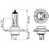 BOSCH lemputė 1987301054 01V409057