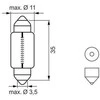 BOSCH lemputė 1987301501 128596000