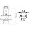 BOSCH lemputė 1987302255 2452MFX6