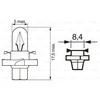 BOSCH lemputė 1987302255 2452MFX6