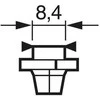 BOSCH lemputė, prietaisų apšvietimas 1987302236 2352MFX6