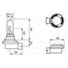 BOSCH lemputė, prožektorius 1987302082 N10529601