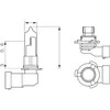 Bosch Lemputė Prožektorius LAND ROVER Freelander 2 OPEL Astra G SUZUKI Grand Vitara II Lemputės Prožektorius 1307320080 1307320081 1307320082