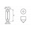 BOSCH lemputė, valstybinio numerio ženklo apšvietimas 1987302210 1987301014