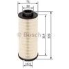 BOSCH Meyle neapibrėžtas degalų filtras 1457431724 164038513R
