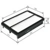 BOSCH oro filtras F026400044 2811308000