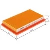 BOSCH oro filtras F026400101 0261155613