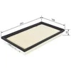 BOSCH oro filtras F026400454 0261155613